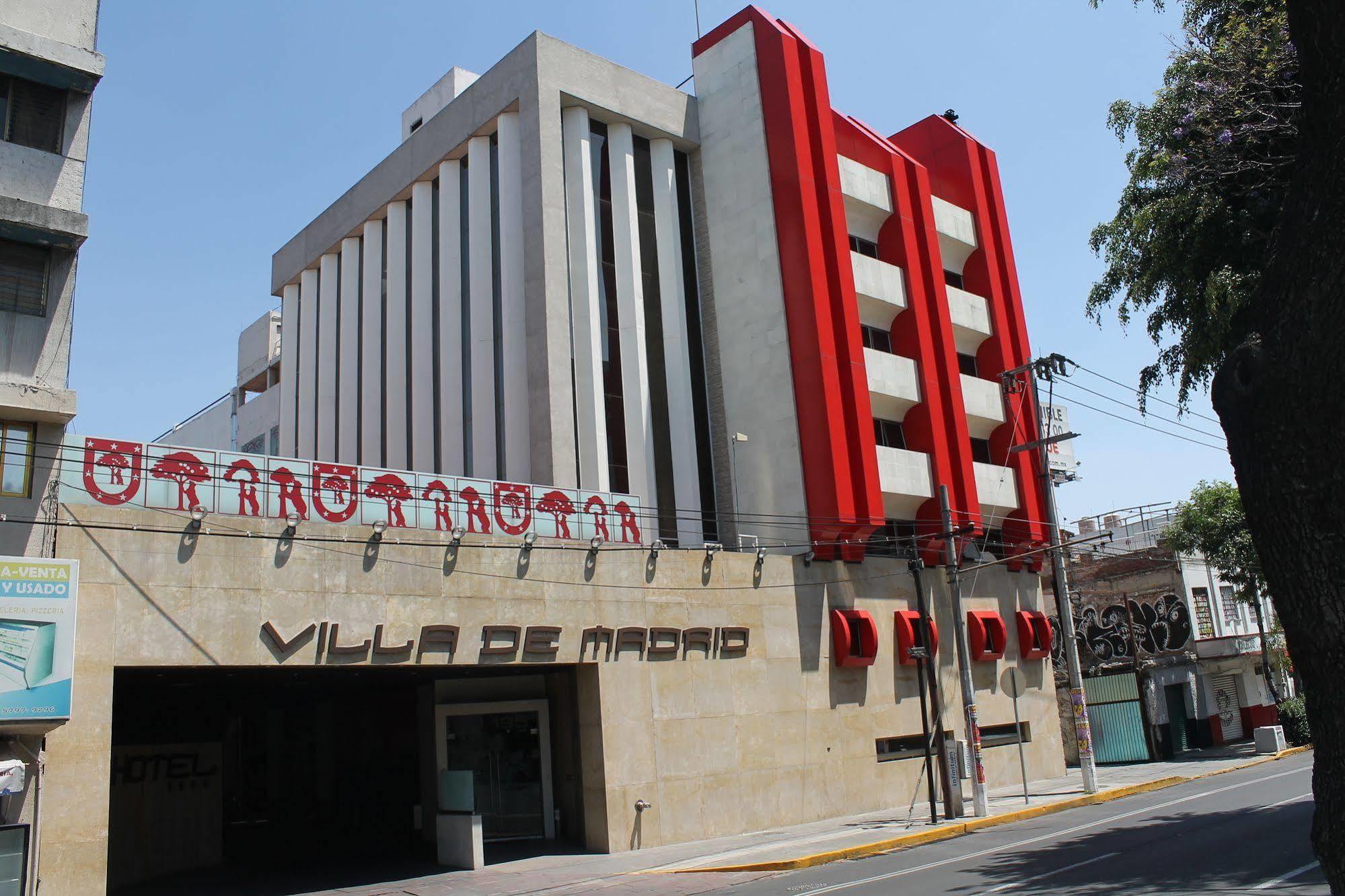 Hotel Villa De Madrid Mexiko-Stadt Exterior foto